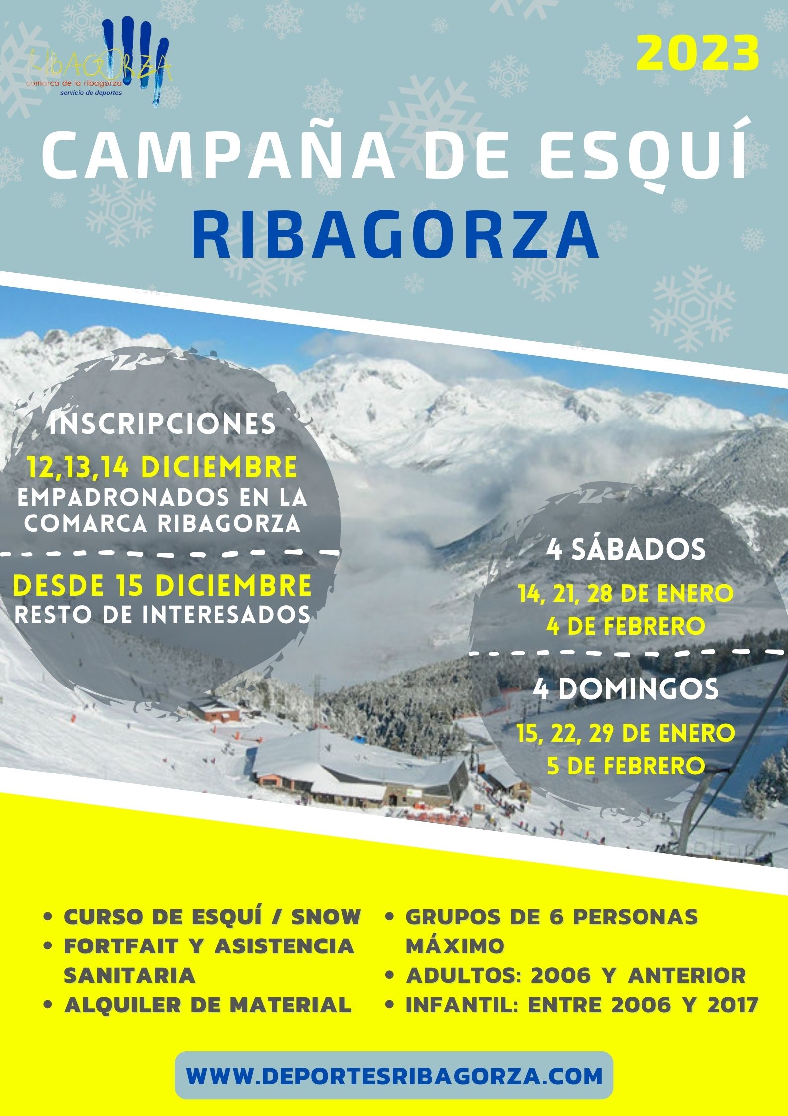 CAMPAÑA ESQUÍ ALPINO/SNOW COMARCA DE LA RIBAGORZA
